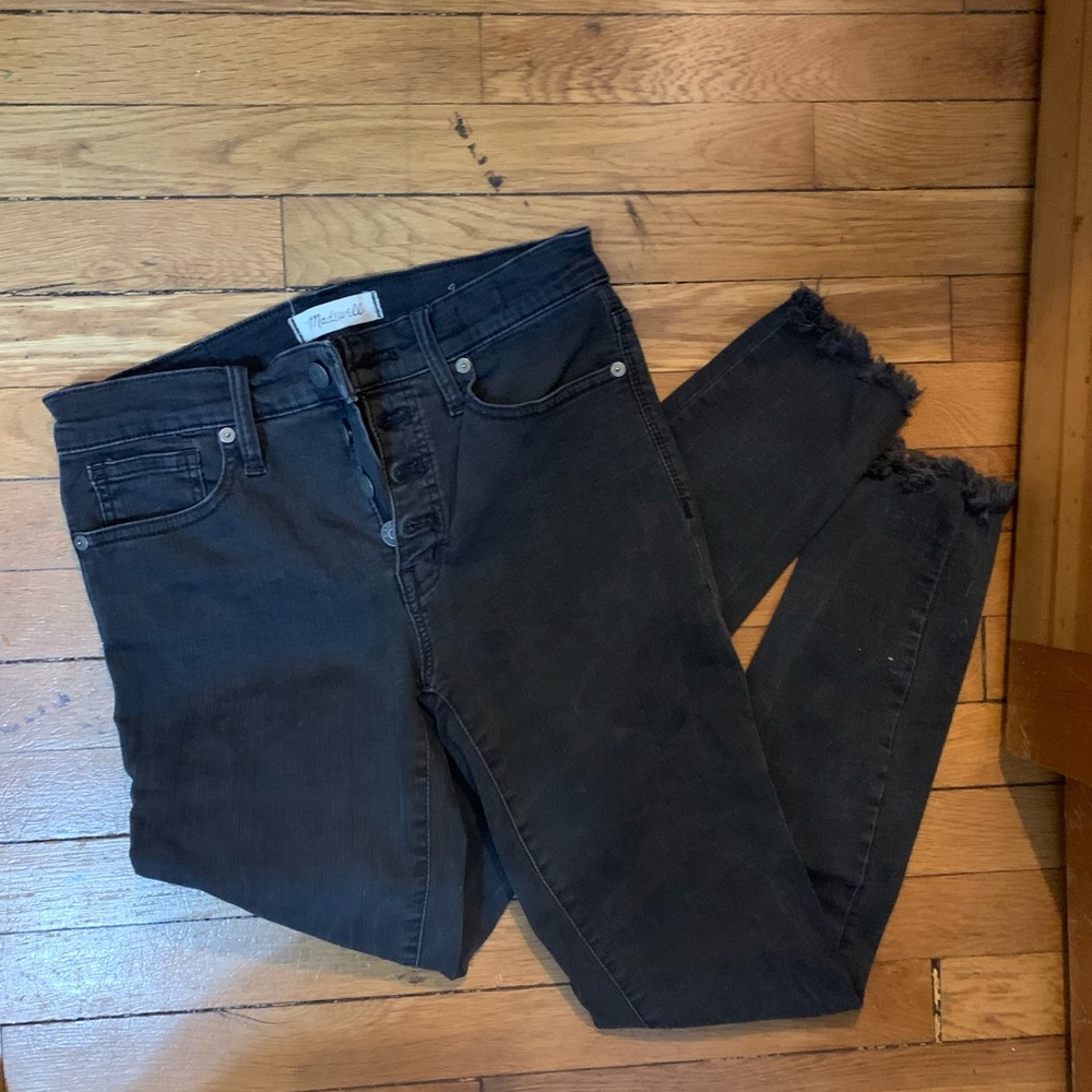 Madewell black skinny jean